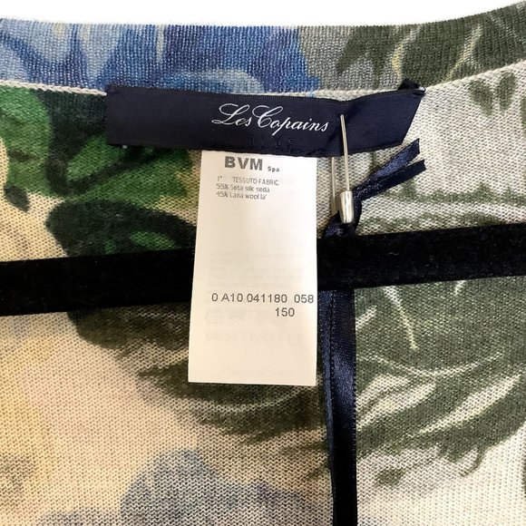 Les Copains Blue Blouse Size 10 NWT - Picture 4 of 5